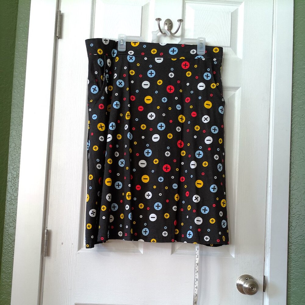 Svaha Equation Symbols A-Line Skirt